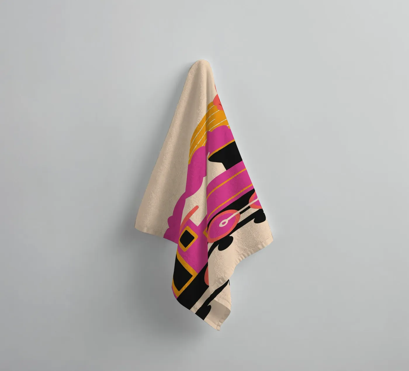 Train towel by TRENDY POSTER SHOP