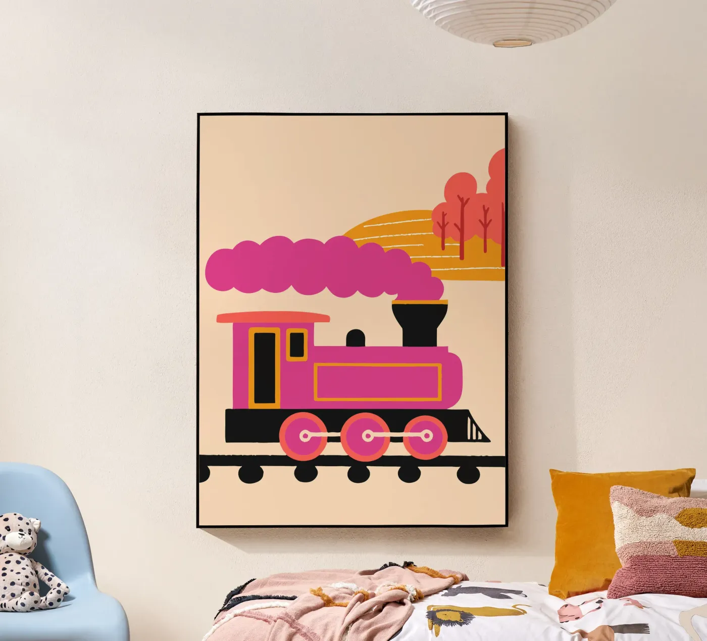 Train acrylic glass by TRENDY POSTER SHOP