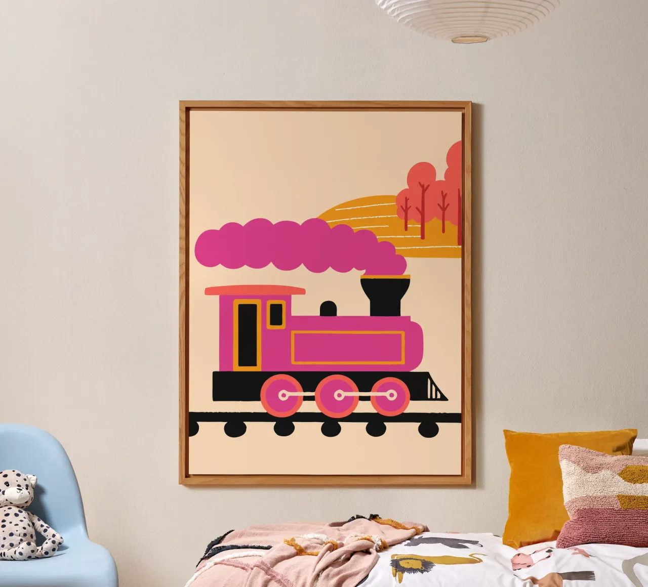 Trein forex-plaat van TRENDY POSTER SHOP