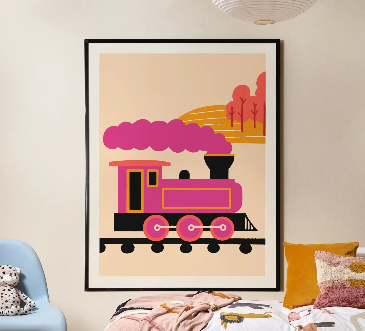 Treno poster con telaio in alluminio da TRENDY POSTER SHOP
