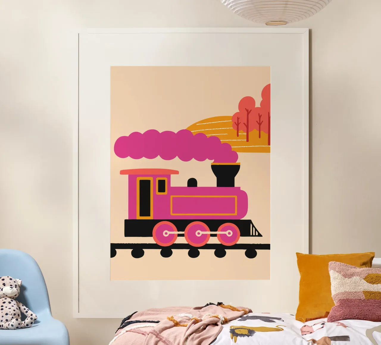 Treno poster con telaio in alluminio da TRENDY POSTER SHOP