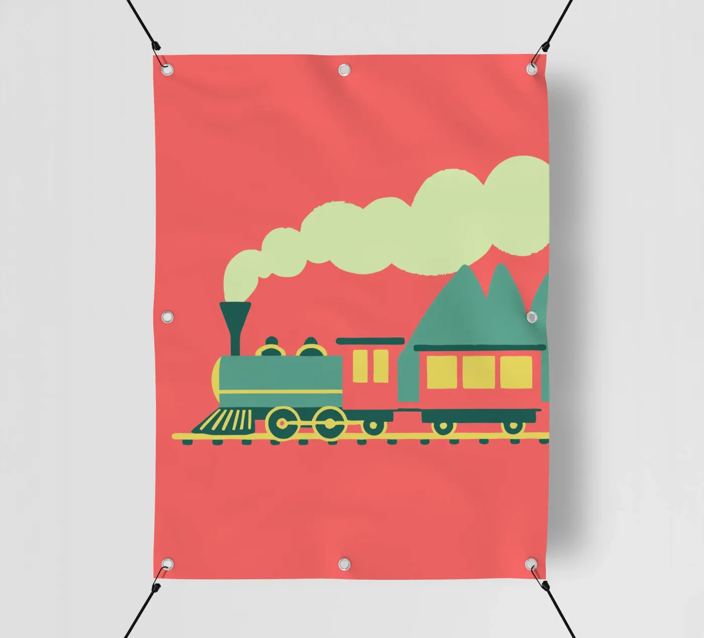 Train pvc cover by TRENDY POSTER SHOP