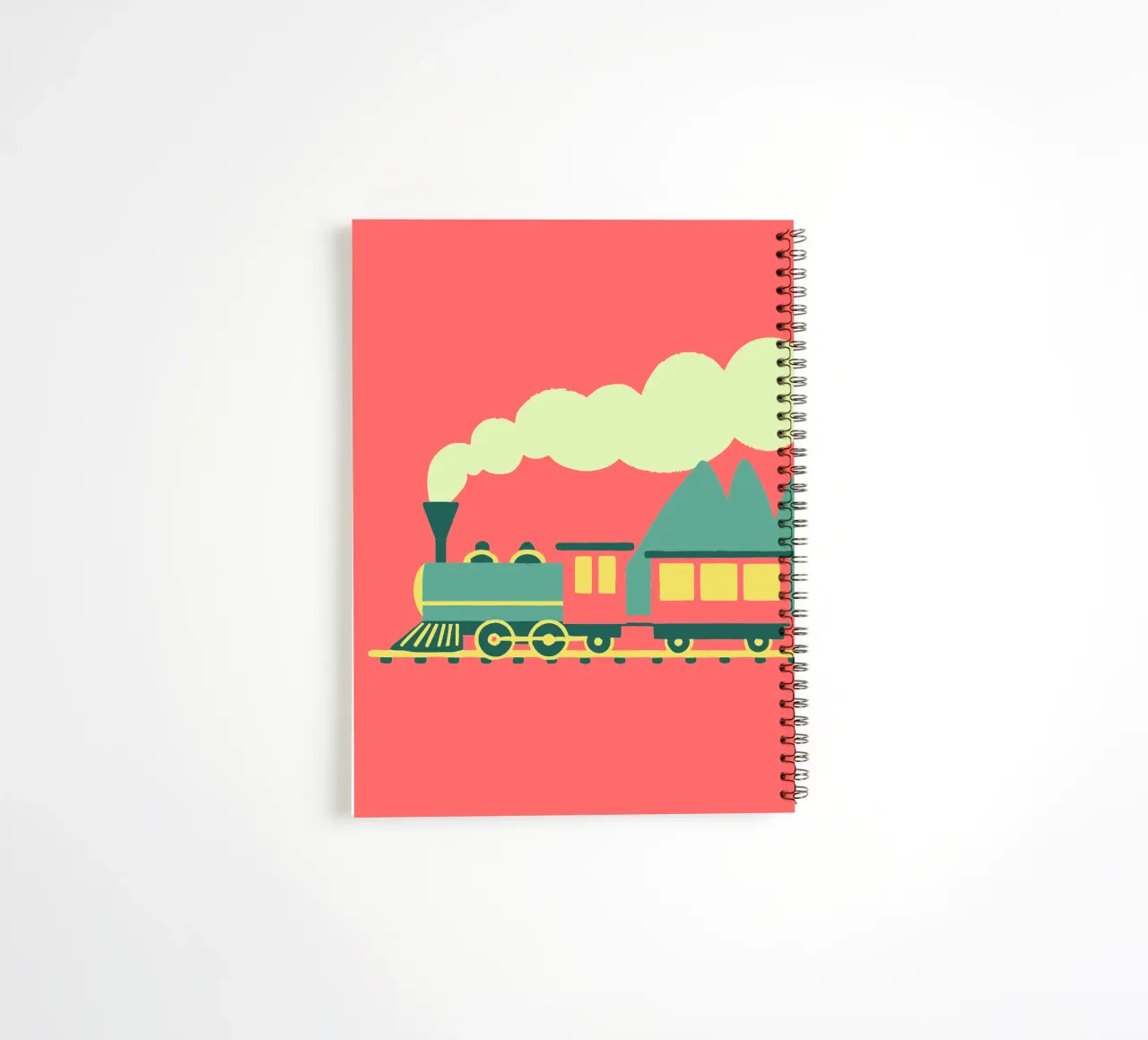 Train spiral notebook by TRENDY POSTER SHOP