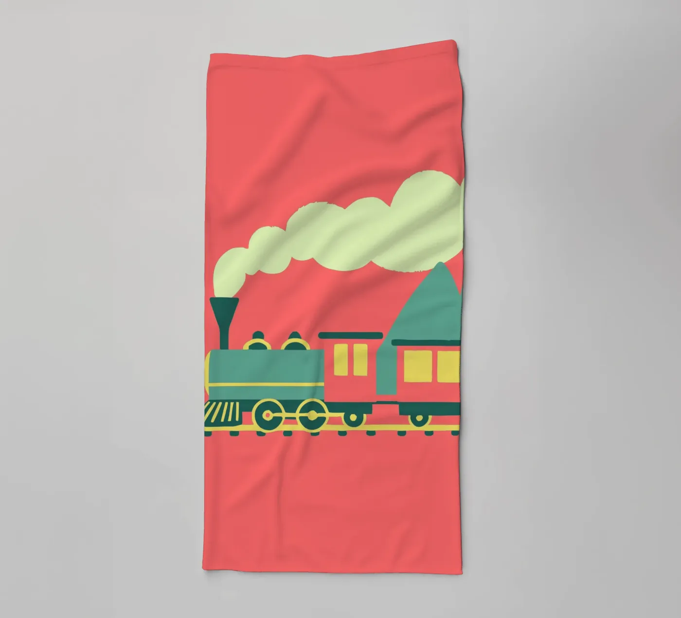 Train towel by TRENDY POSTER SHOP
