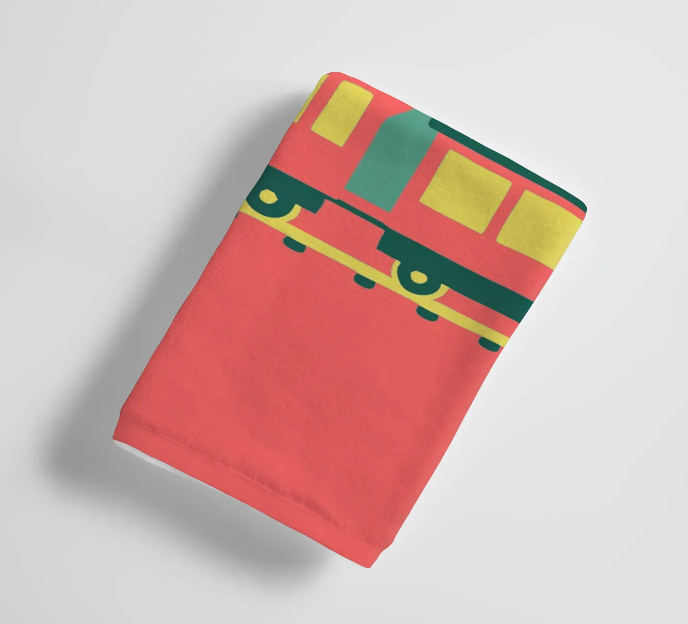 Train towel by TRENDY POSTER SHOP