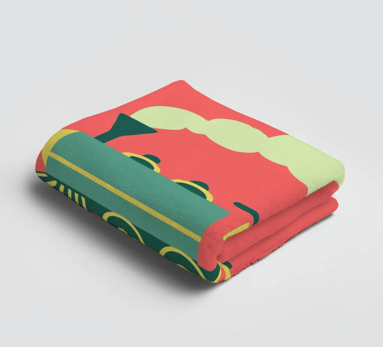 Train towel by TRENDY POSTER SHOP