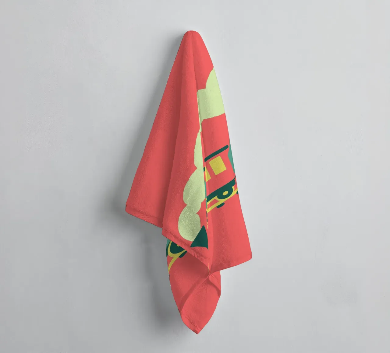 Train towel by TRENDY POSTER SHOP