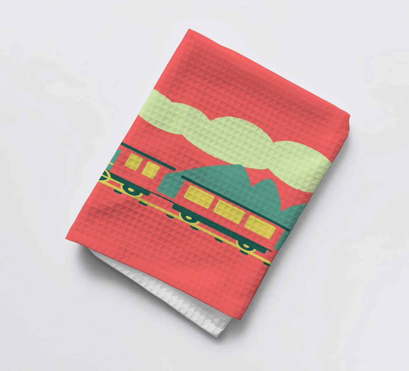 Train tea towel by TRENDY POSTER SHOP