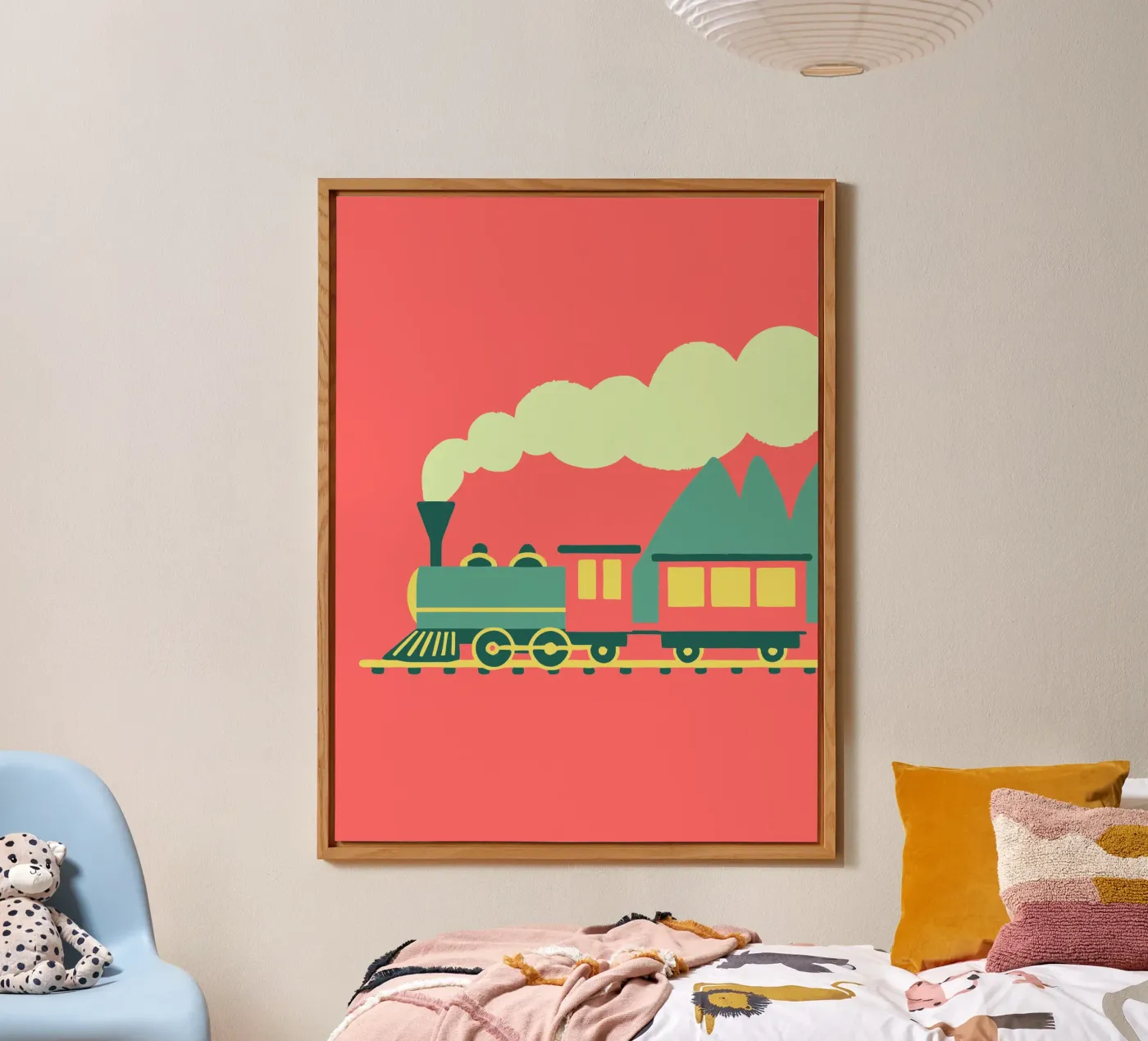 Trein forex-plaat van TRENDY POSTER SHOP