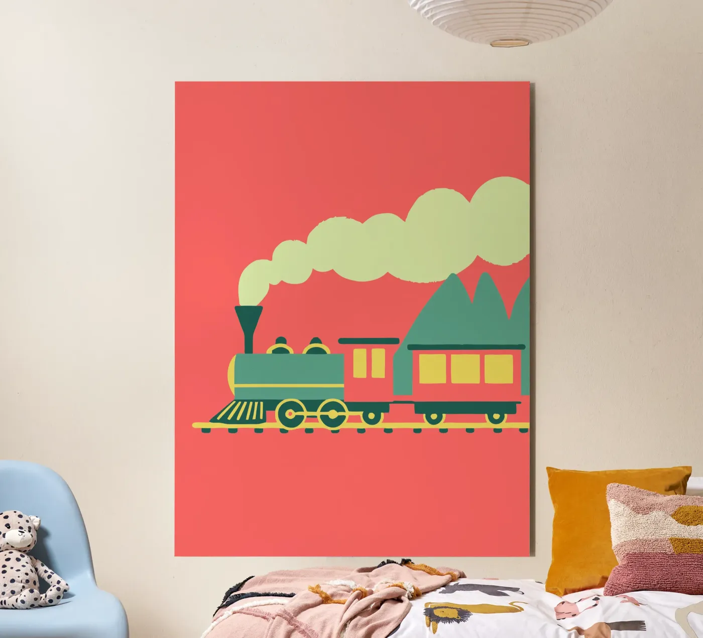 Trein forex-plaat van TRENDY POSTER SHOP