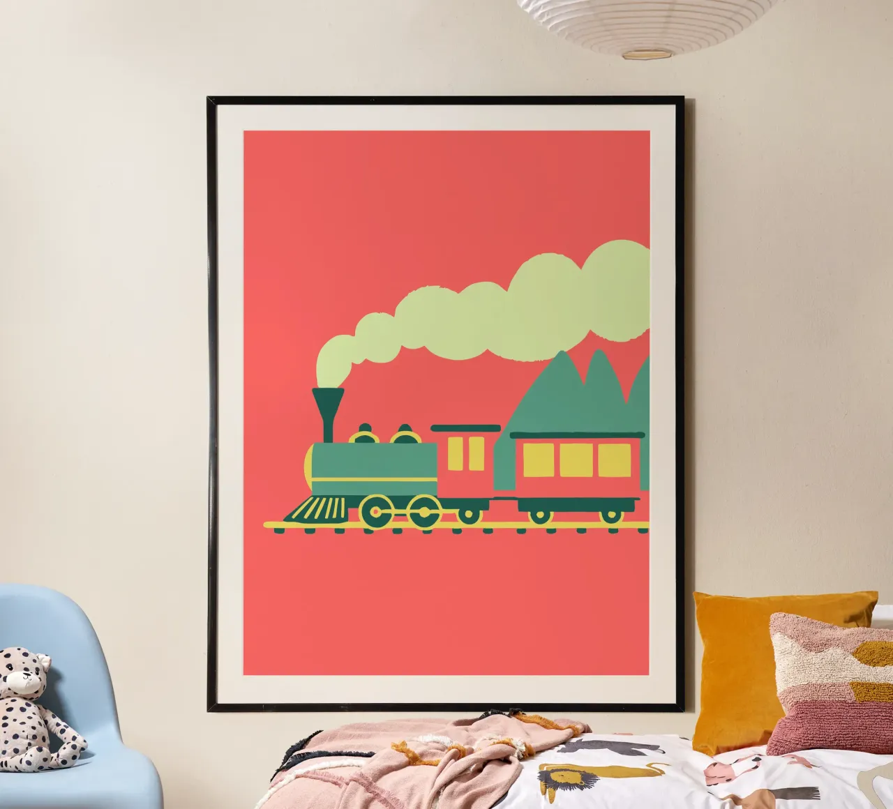 Train hahnemühle by TRENDY POSTER SHOP