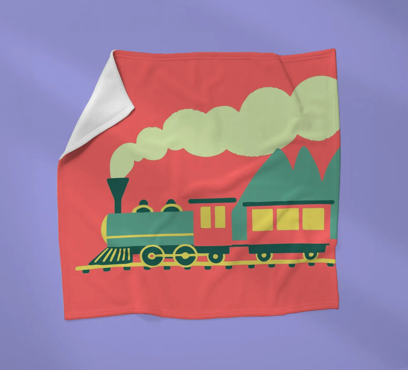 Train fleecedeken van TRENDY POSTER SHOP