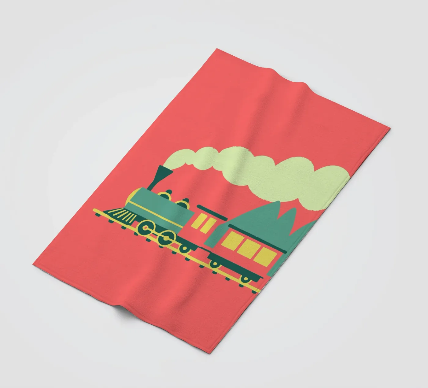 Train fleecedeken van TRENDY POSTER SHOP