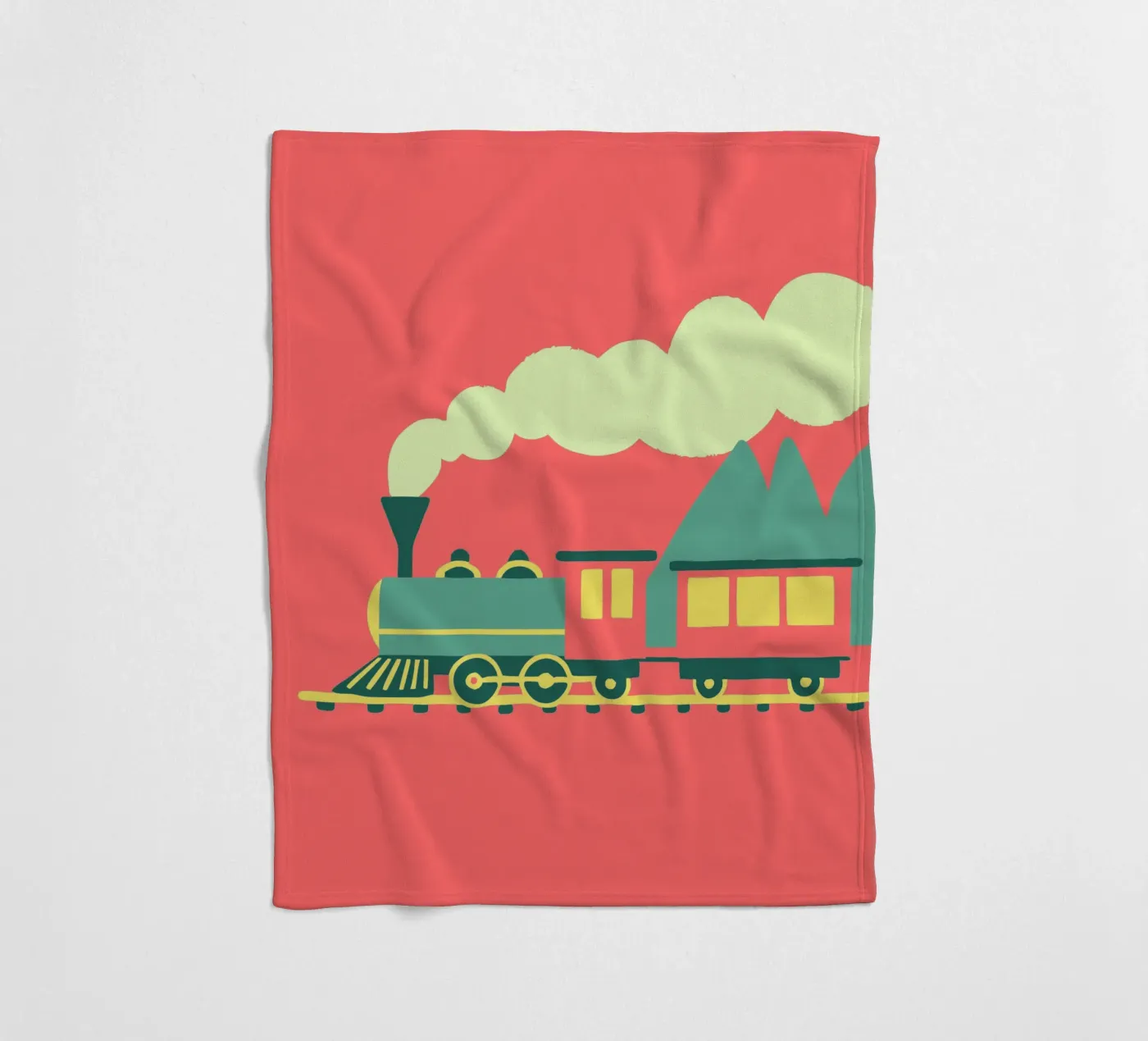 Train fleecedeken van TRENDY POSTER SHOP