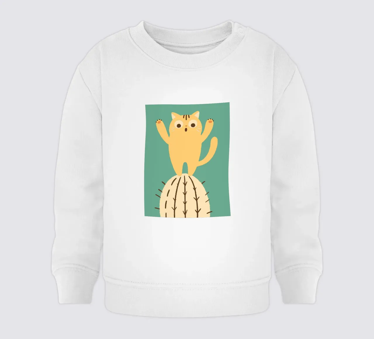 Gatto su un cactus felpa neonato da TRENDY POSTER SHOP