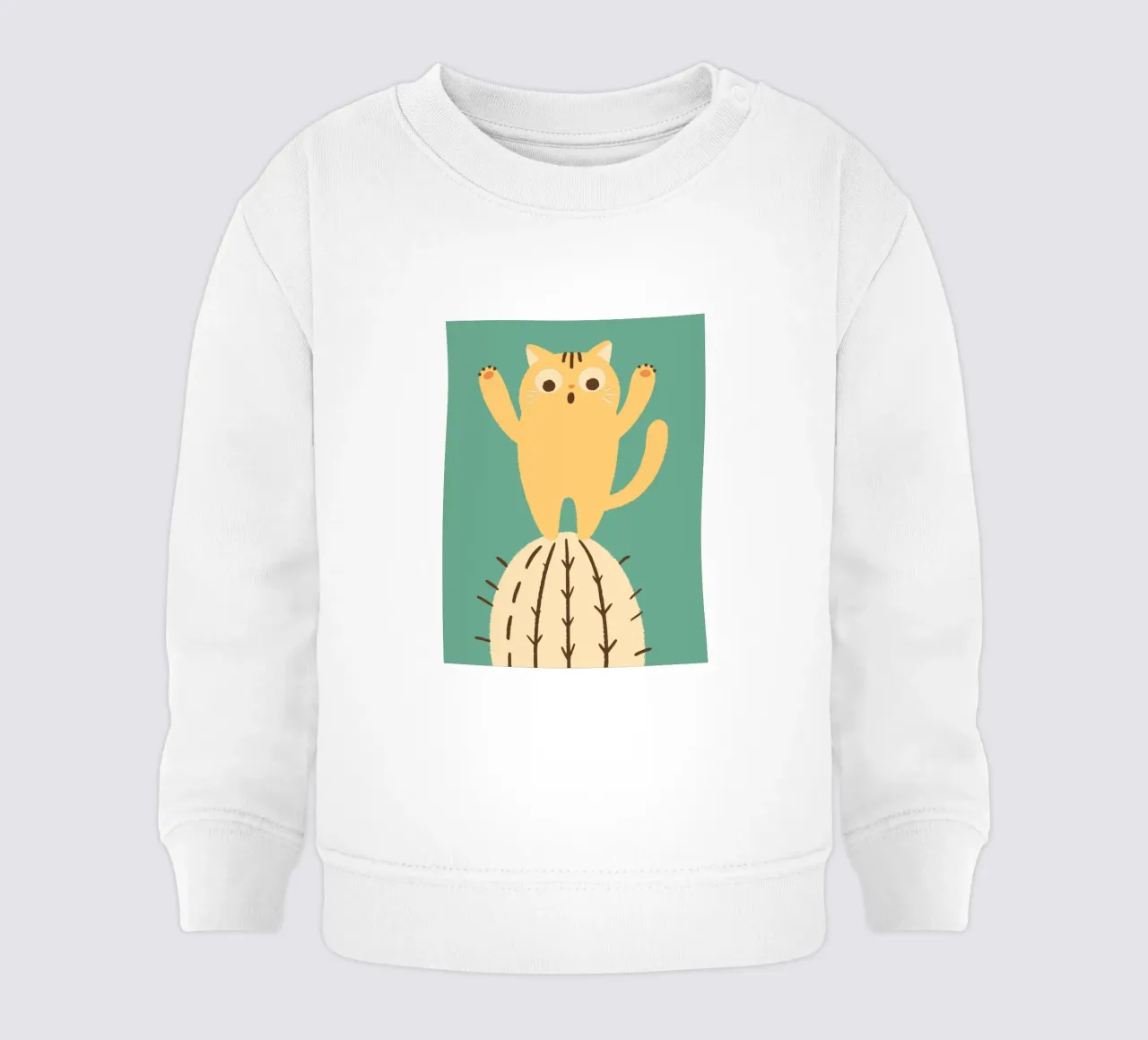 Gatto su un cactus felpa neonato da TRENDY POSTER SHOP