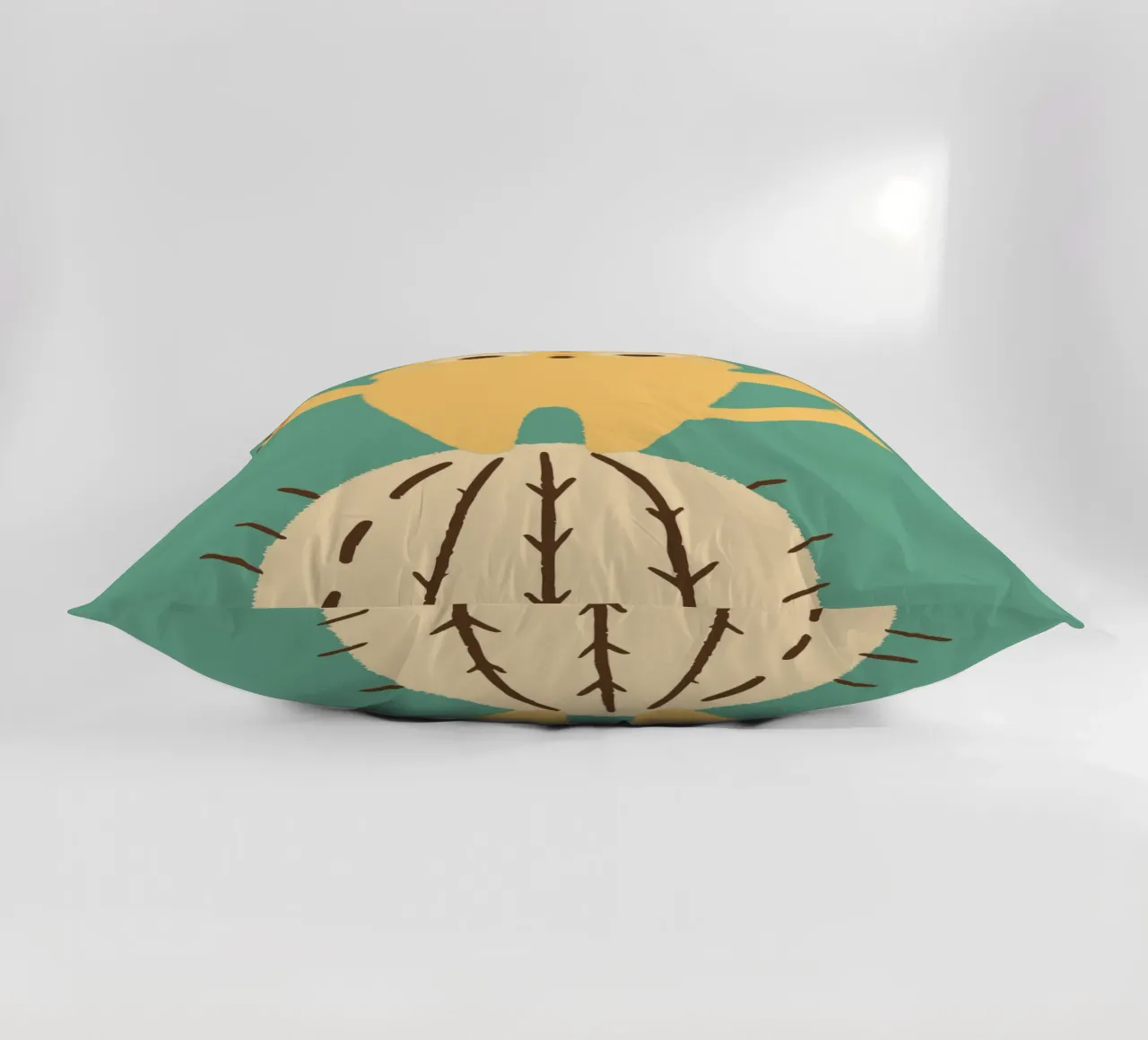 Gatto su un cactus cuscino da TRENDY POSTER SHOP