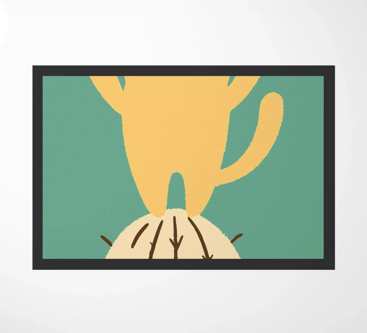Gatto su un cactus zerbino da TRENDY POSTER SHOP