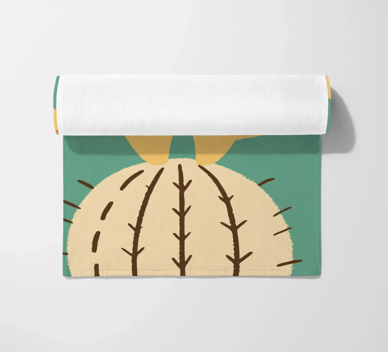 Gatto su un cactus telo mare da TRENDY POSTER SHOP