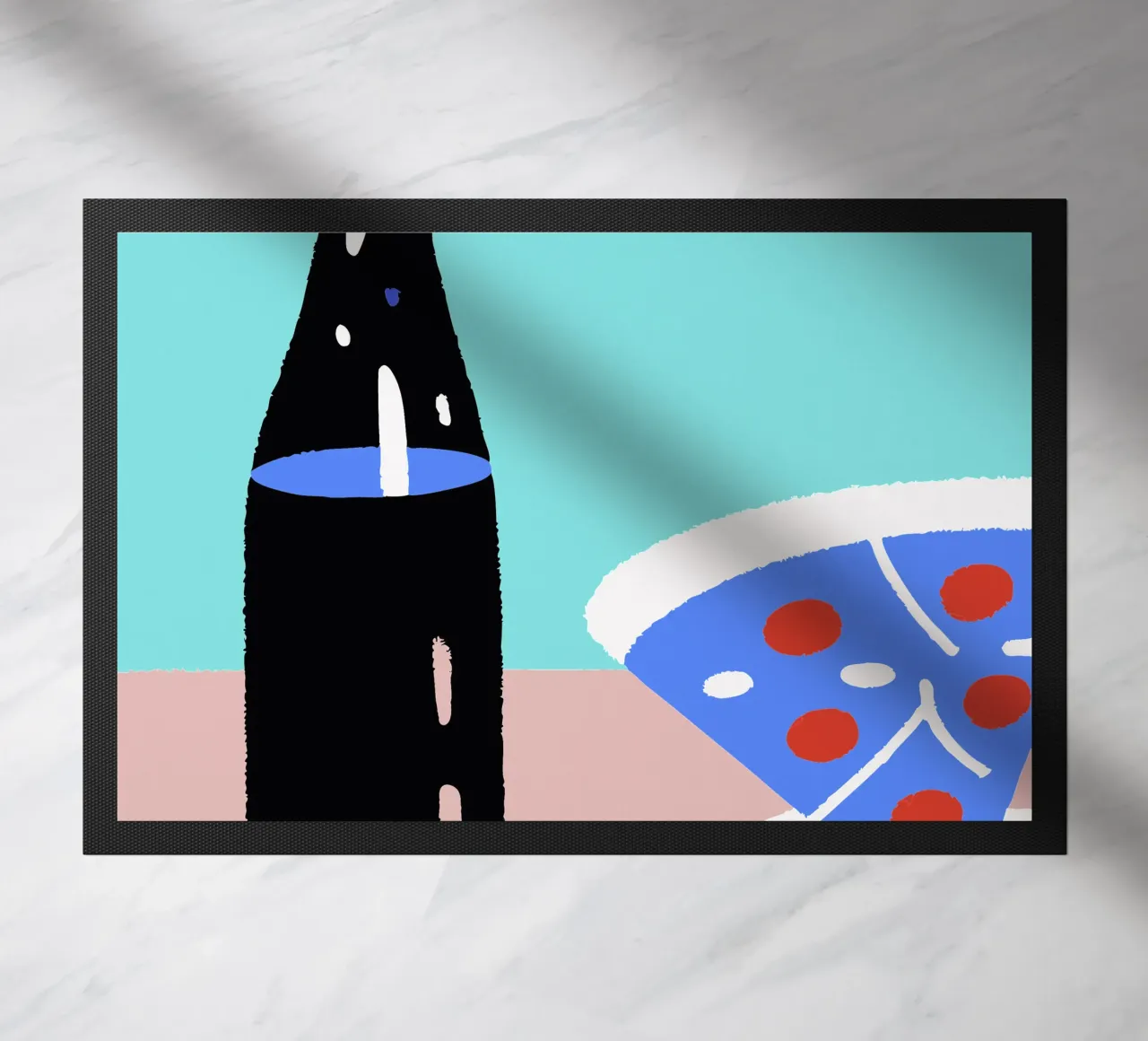 Bevande e pizza zerbino da TRENDY POSTER SHOP