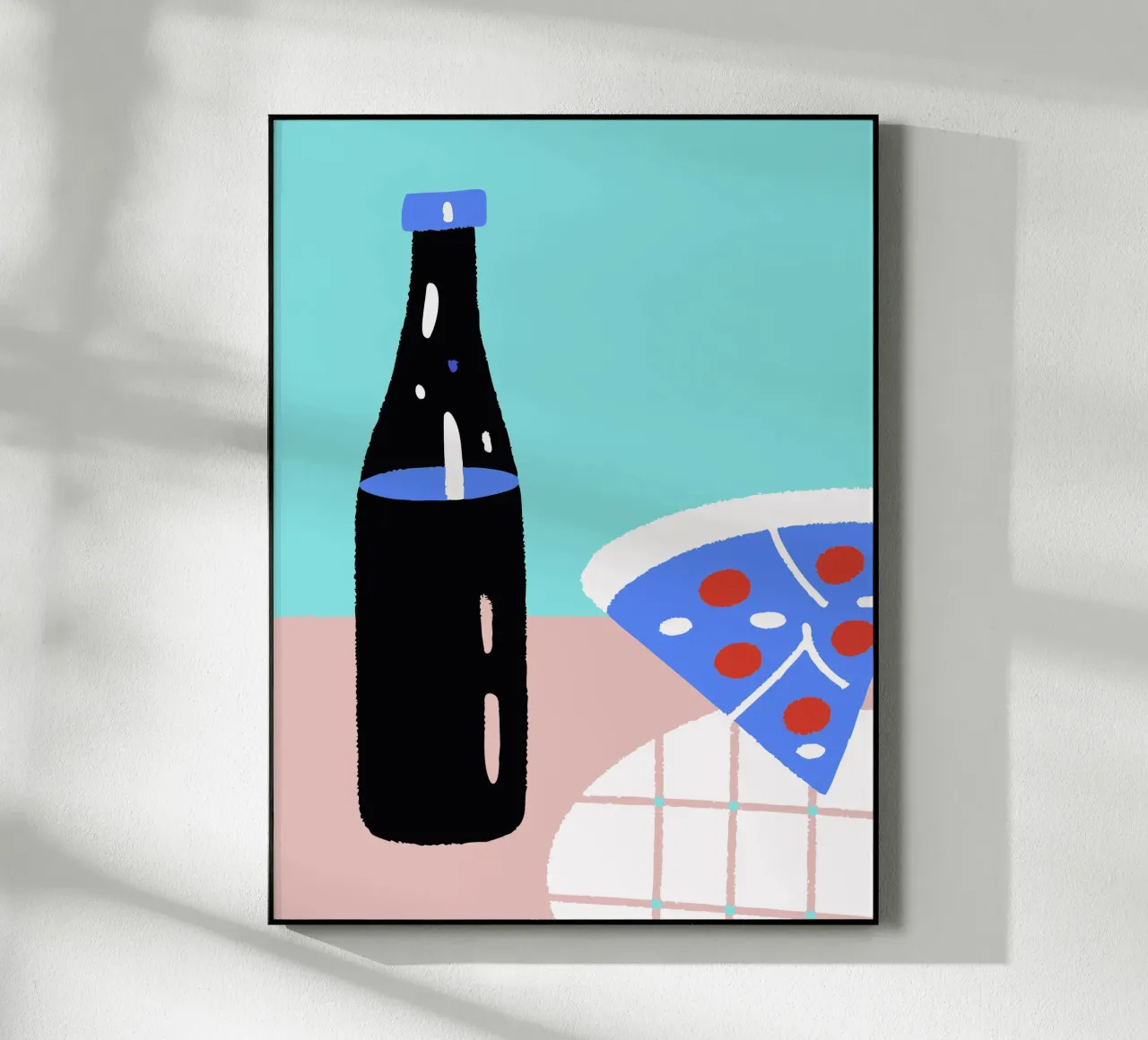 Bevande e pizza plexiglass da TRENDY POSTER SHOP