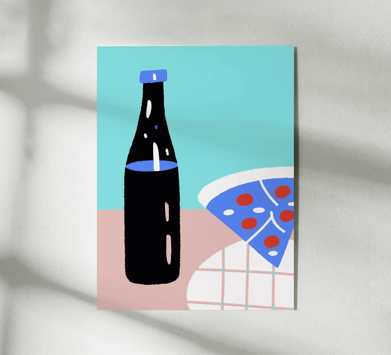 Bevande e pizza plexiglass da TRENDY POSTER SHOP