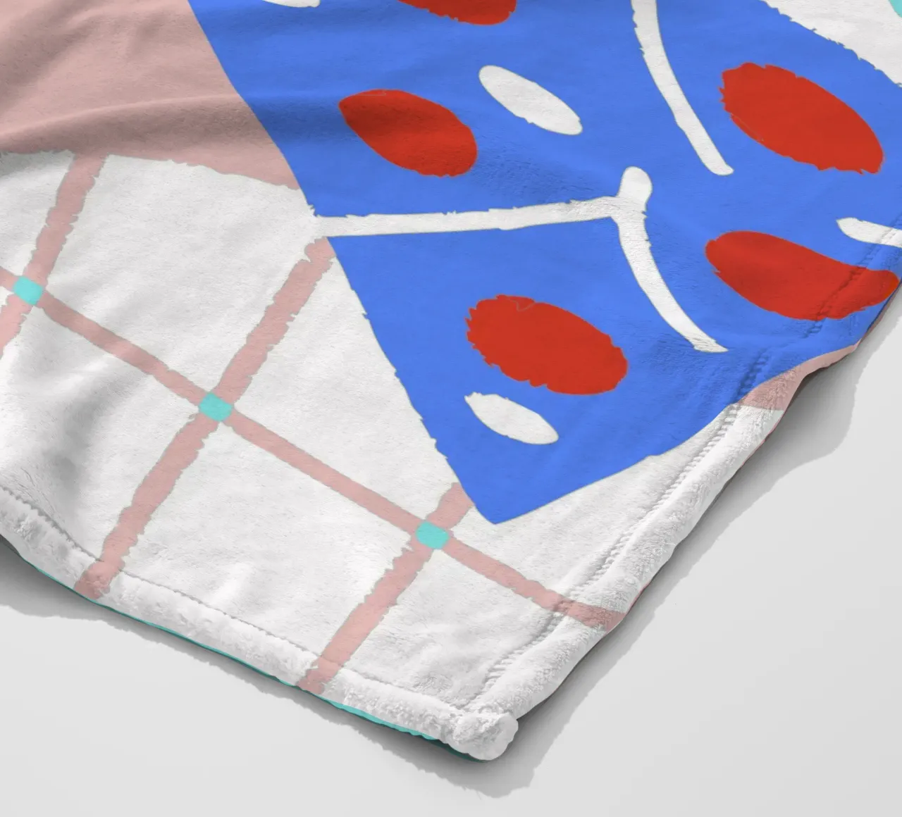 Bevande e pizza coperta in pile da TRENDY POSTER SHOP