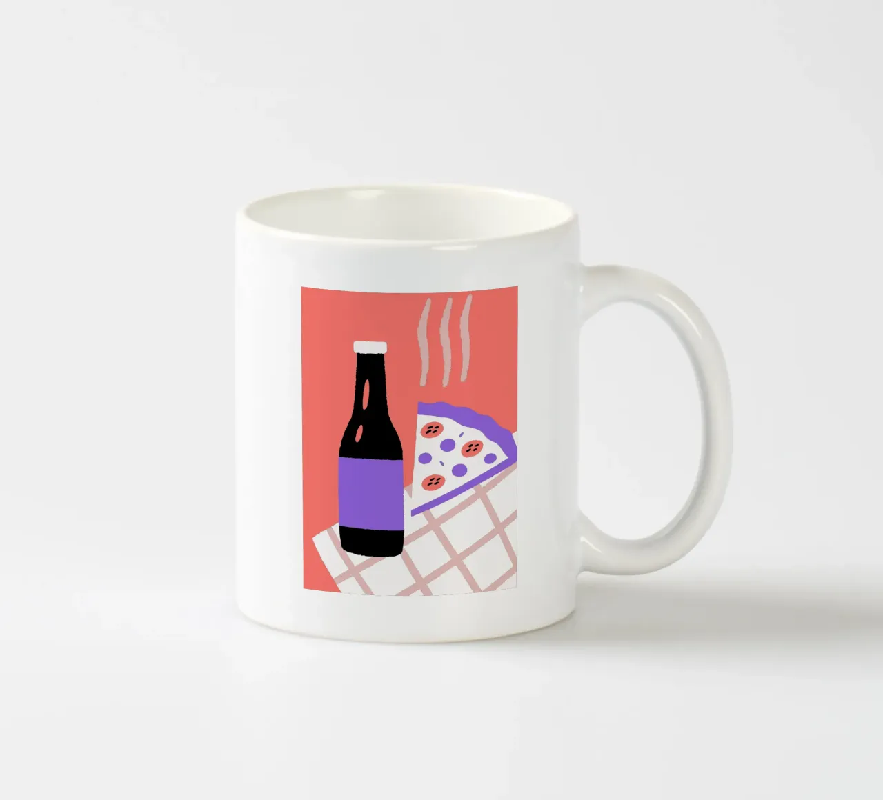 Bevande e pizza tazza in ceramica da TRENDY POSTER SHOP