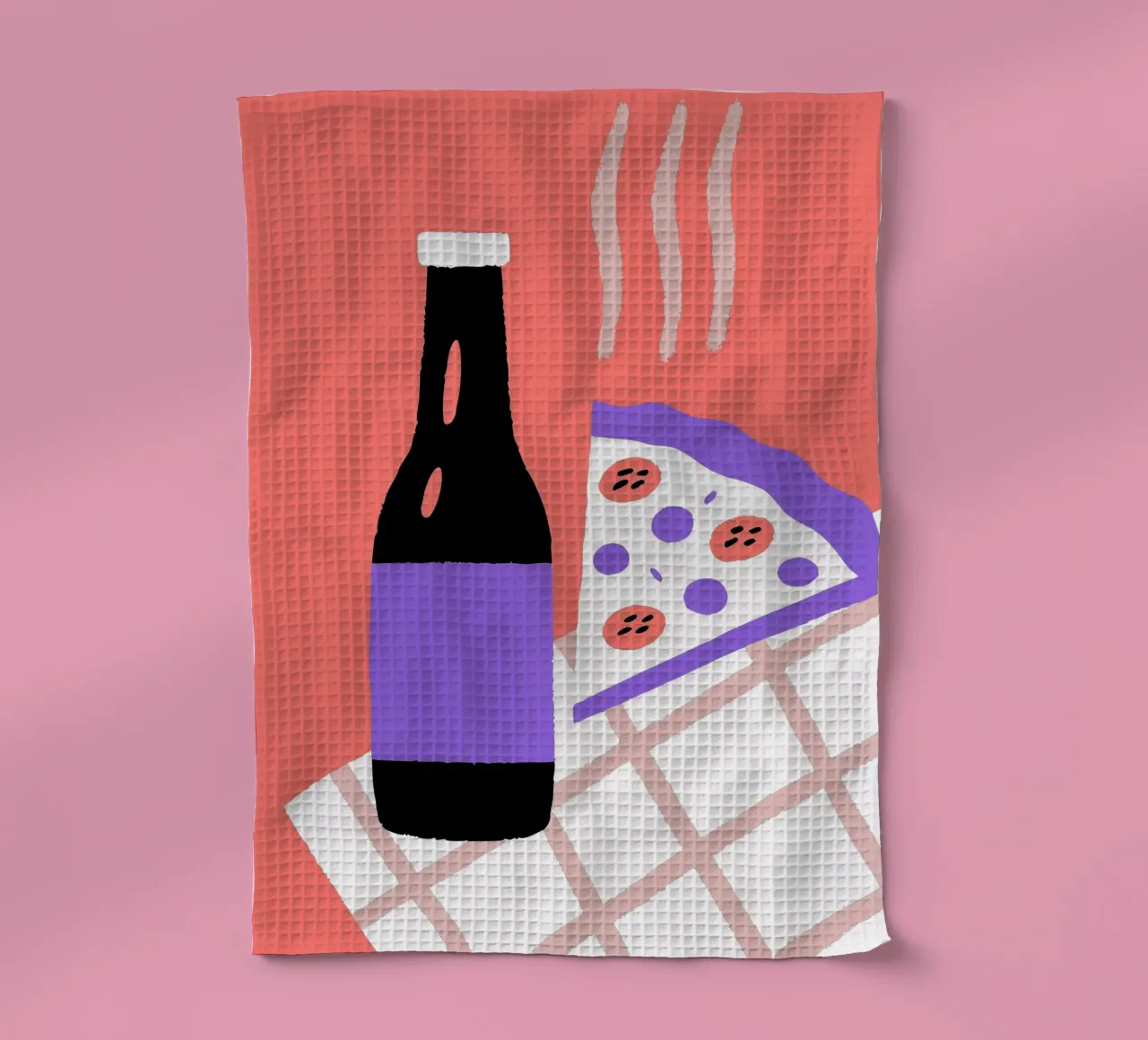 Bevande e pizza canovaccio da cucina da TRENDY POSTER SHOP