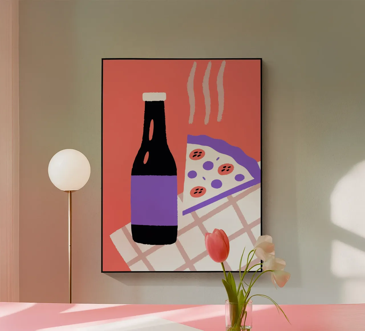 Bevande e pizza plexiglass da TRENDY POSTER SHOP