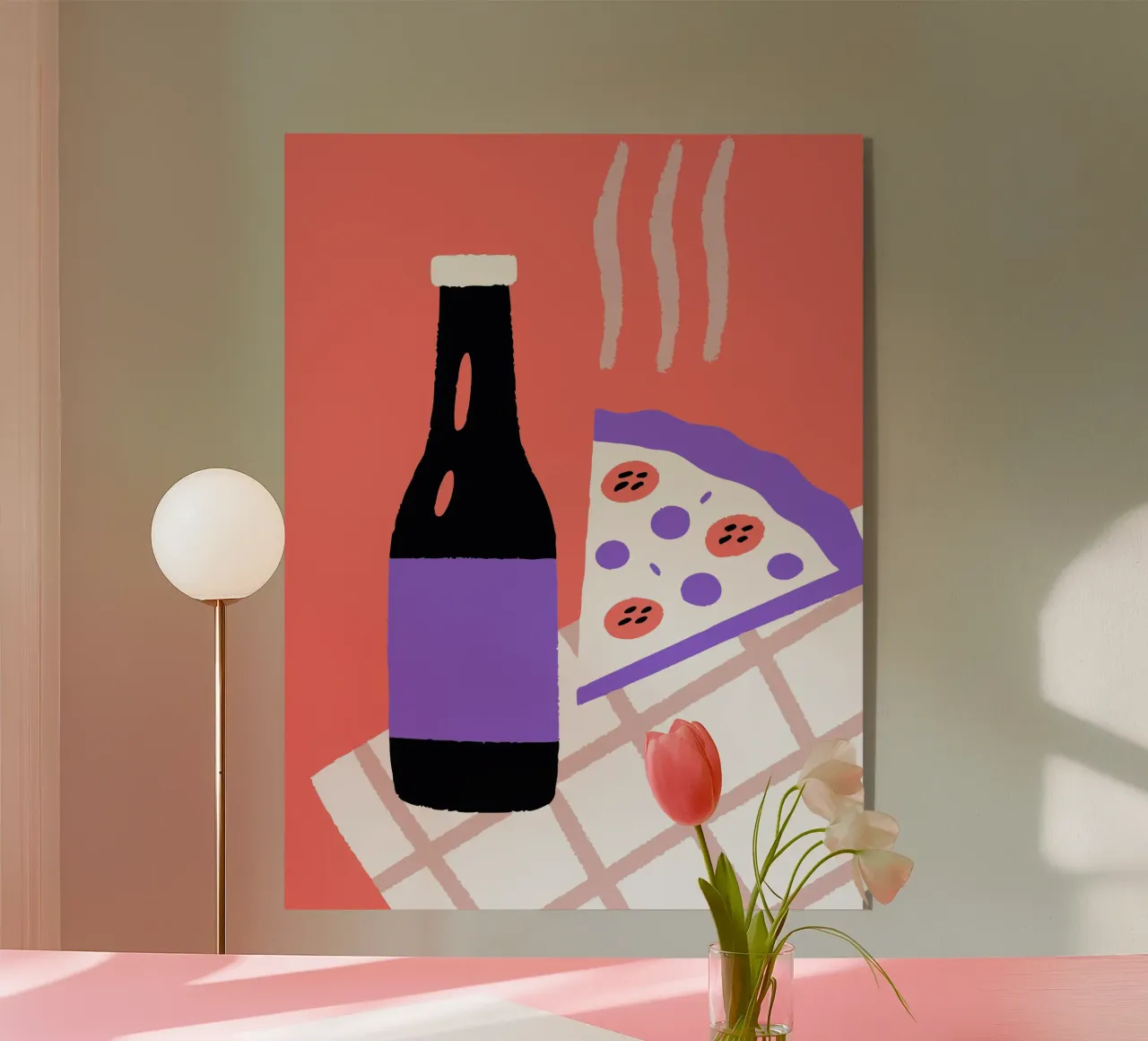 Bevande e pizza plexiglass da TRENDY POSTER SHOP