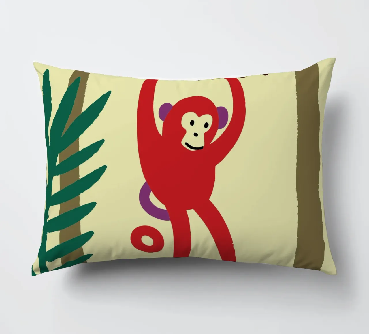 La scimmia prende una banana cuscino da TRENDY POSTER SHOP