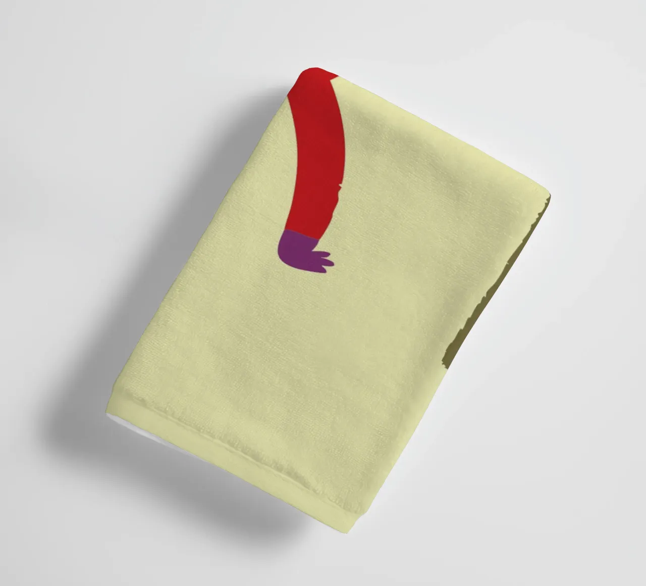 Monkey Takes a Banana towel by TRENDY POSTER SHOP