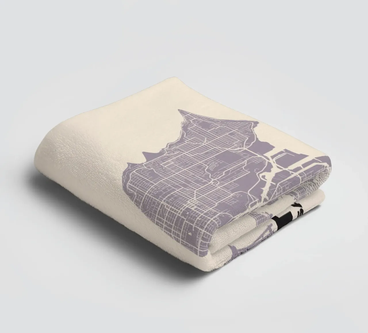 Linee urbane di Seattle asciugamano da bagno da MOOODZART