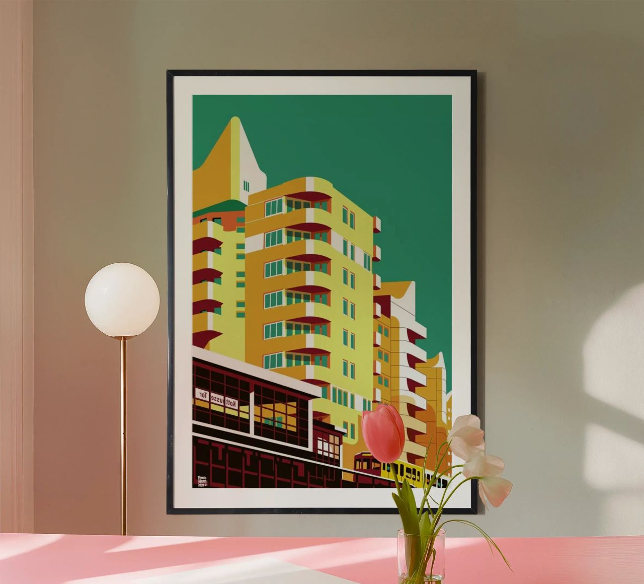 Berlin Kreuzberg poster de Remko Heemskerk
