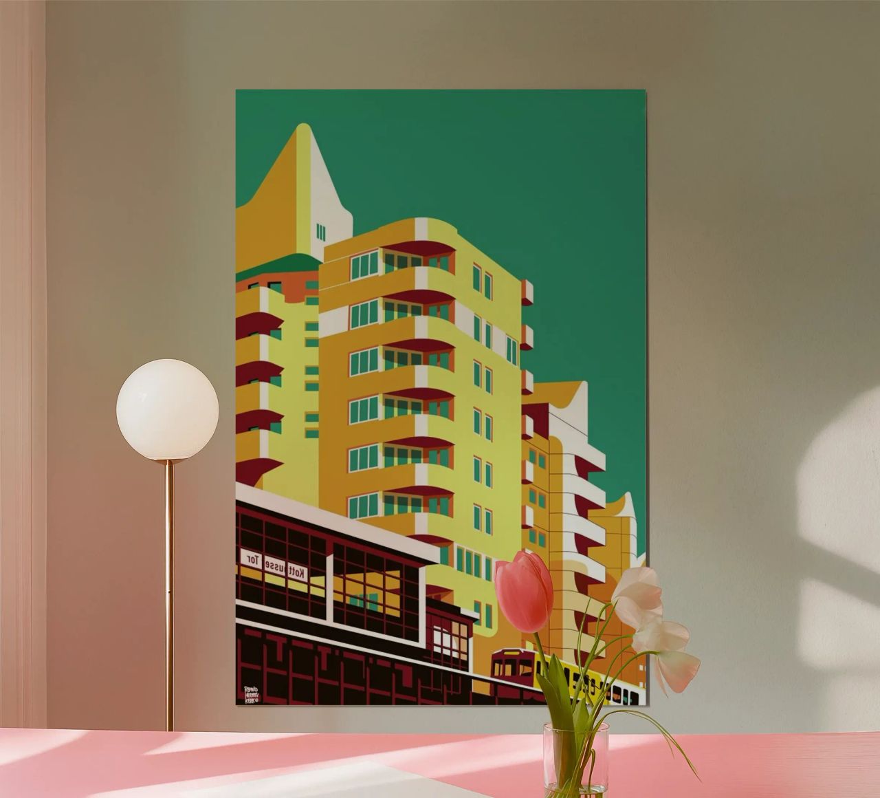 Berlin Kreuzberg poster de Remko Heemskerk
