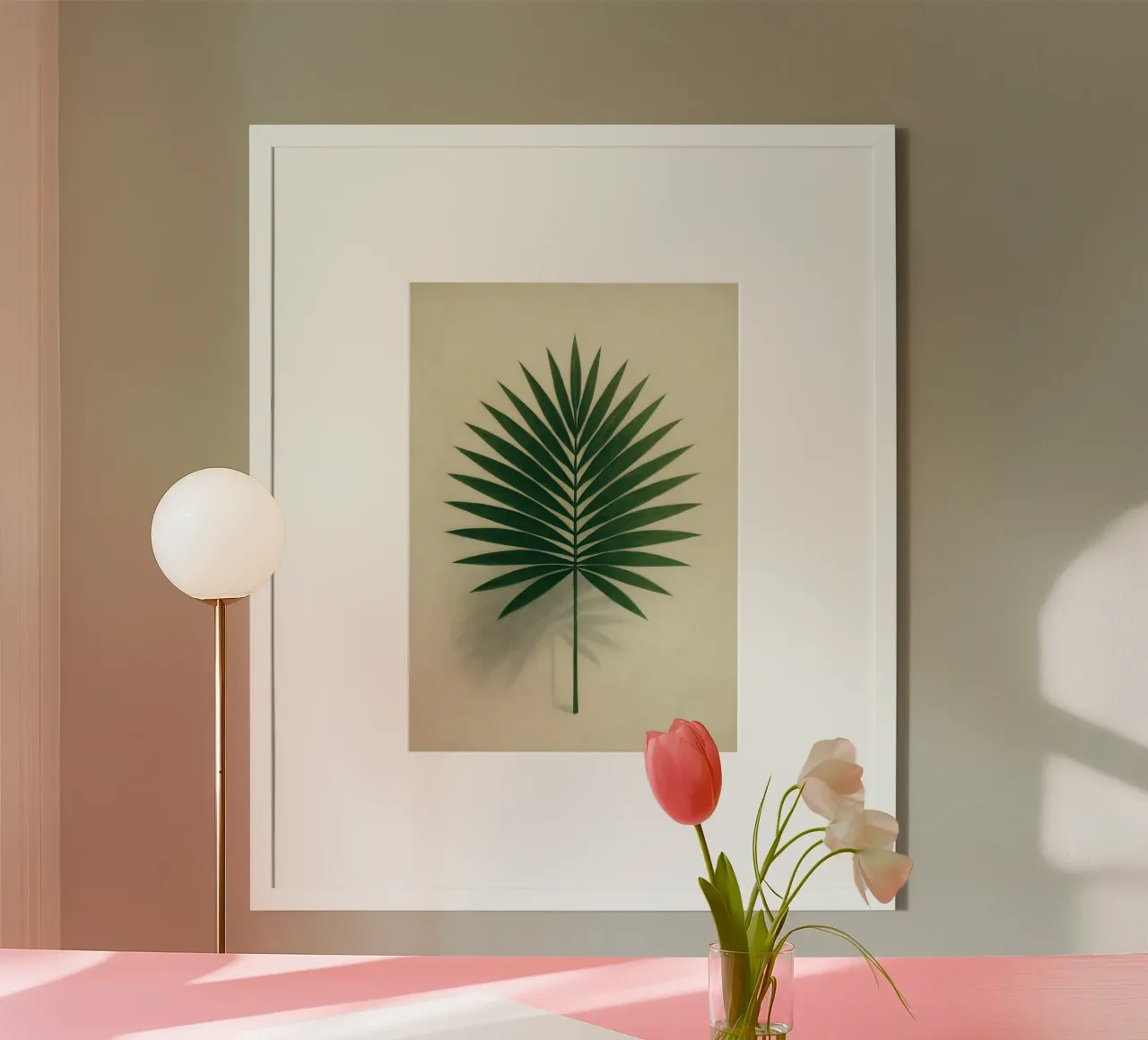 Palm Geometry poster da Mosaic Dialogue