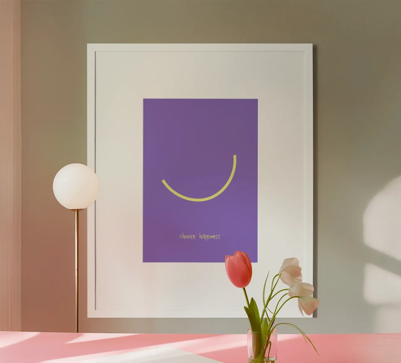 choose happiness. carta hahnemühle da FRICKE DESIGN