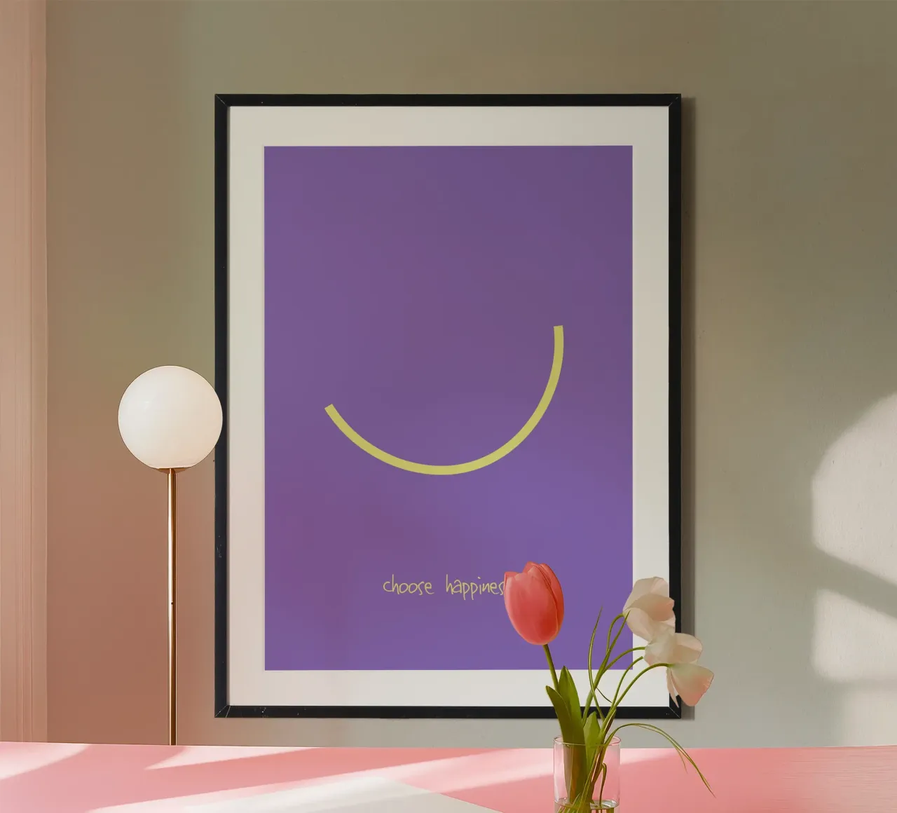 choose happiness. carta hahnemühle da FRICKE DESIGN