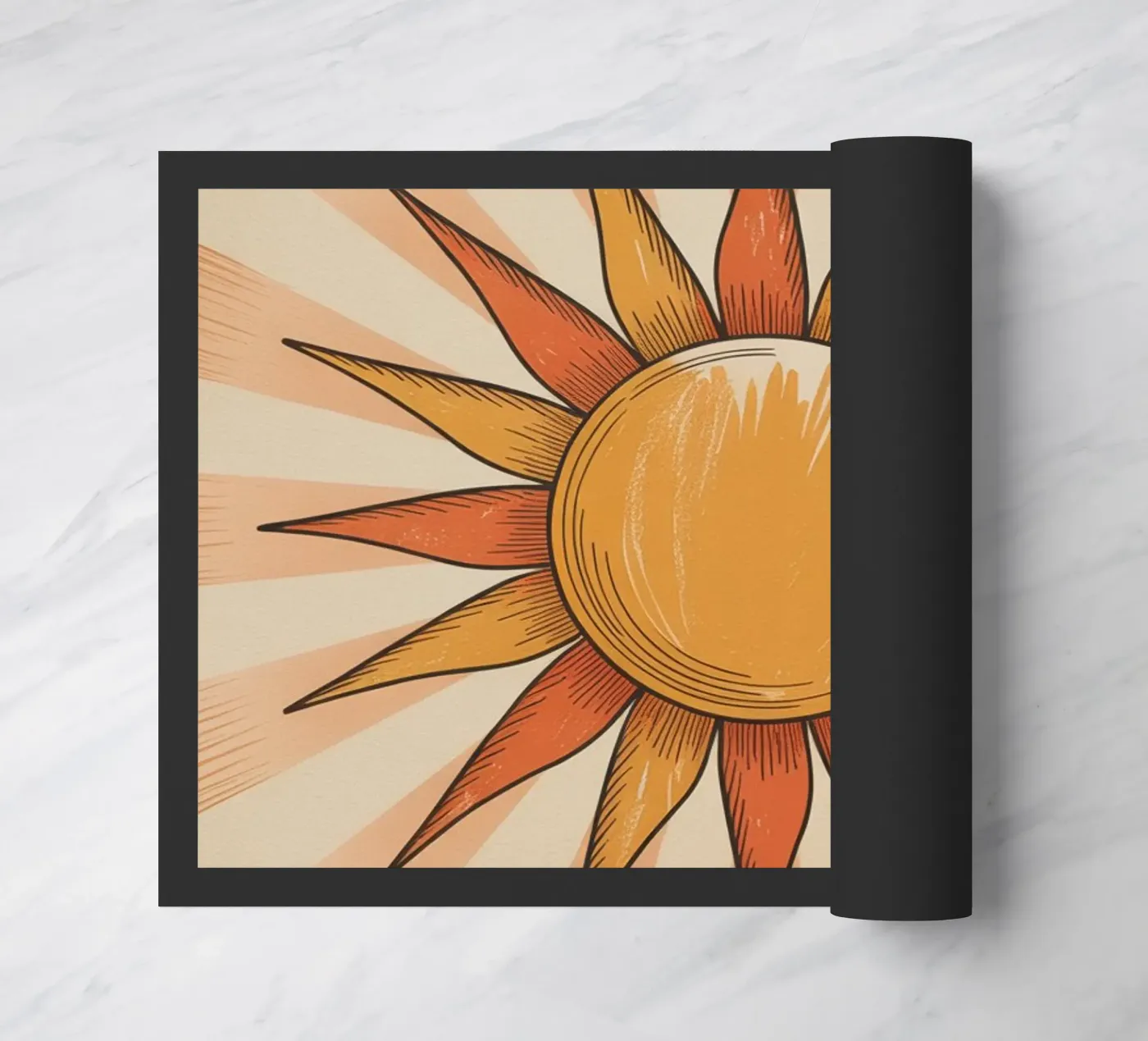 Solar Bloom doormat by logic