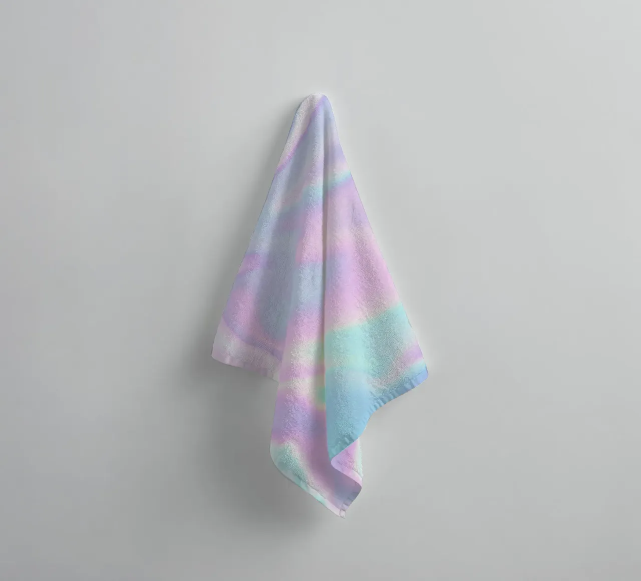 Energy Print, Modern Aura Wall Art, Colourful Gradient Art towel by Dreamscape
