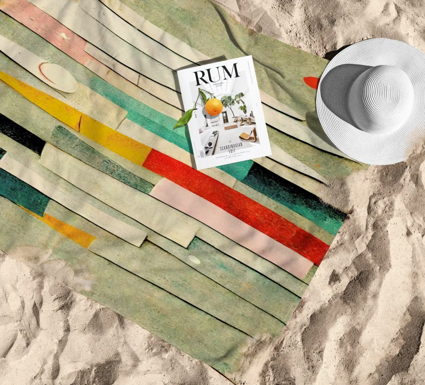 Layers beach towel by treechild