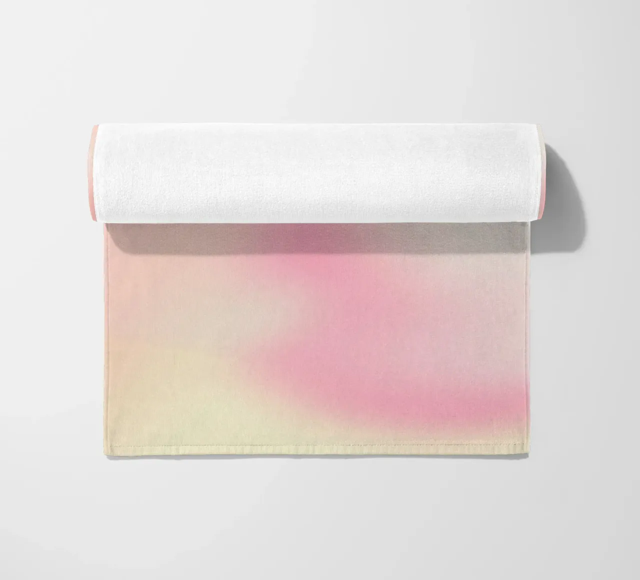 Energy Print, Modern Aura Wall Art, Colourful Gradient Art beach towel by Dreamscape