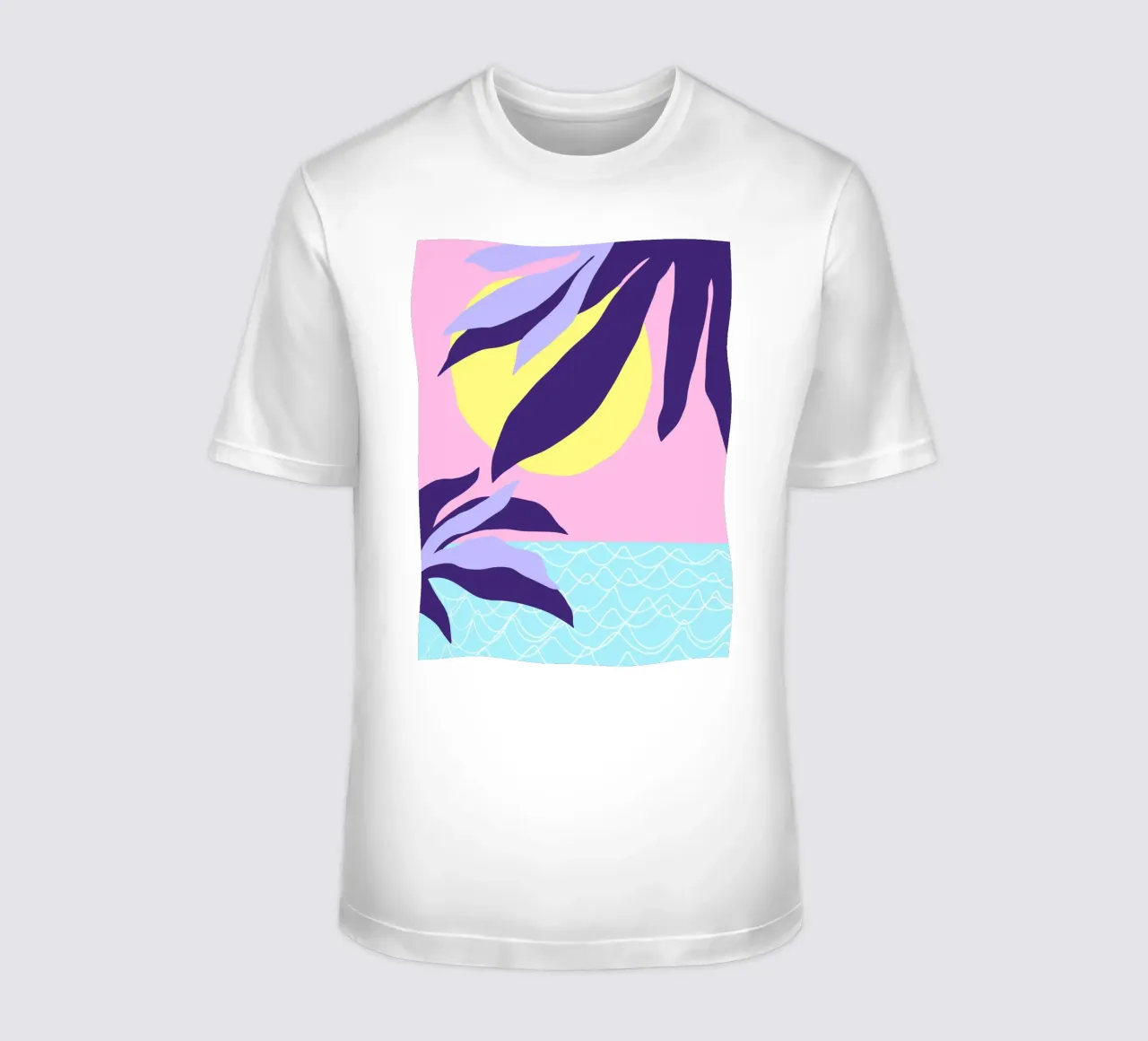 Seaside Sunset t-shirt by Kim Hubball Studio