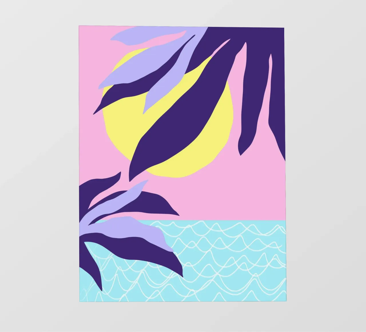 Seaside Sunset pvc cover by Kim Hubball Studio