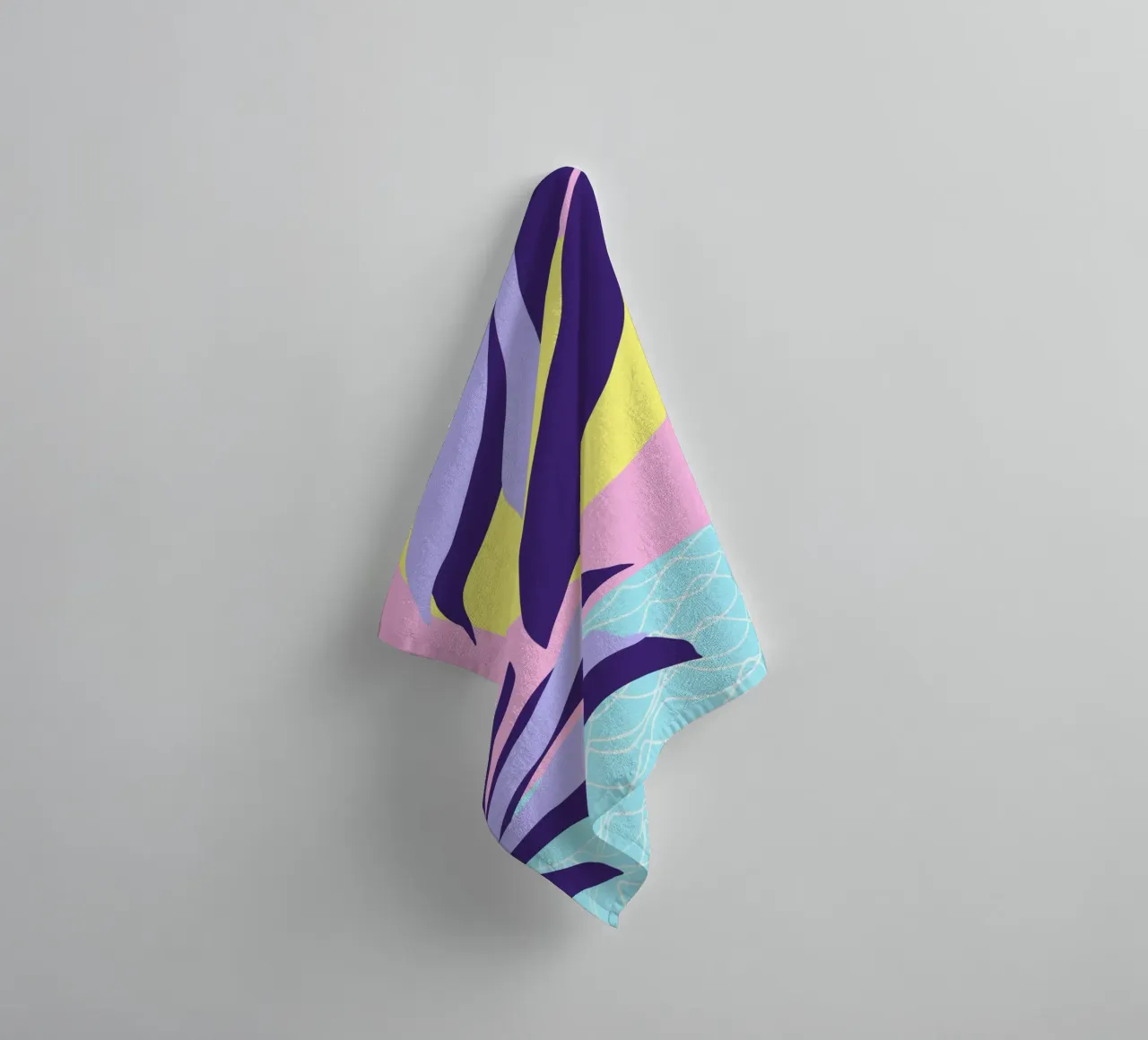 Seaside Sunset towel by Kim Hubball Studio