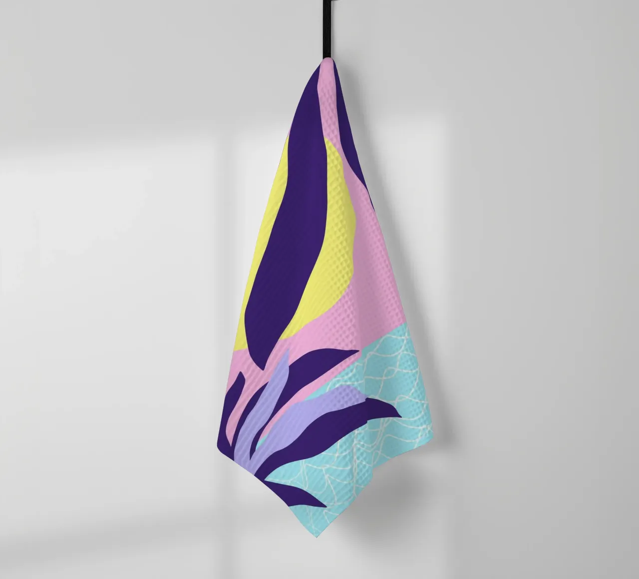 Seaside Sunset tea towel by Kim Hubball Studio