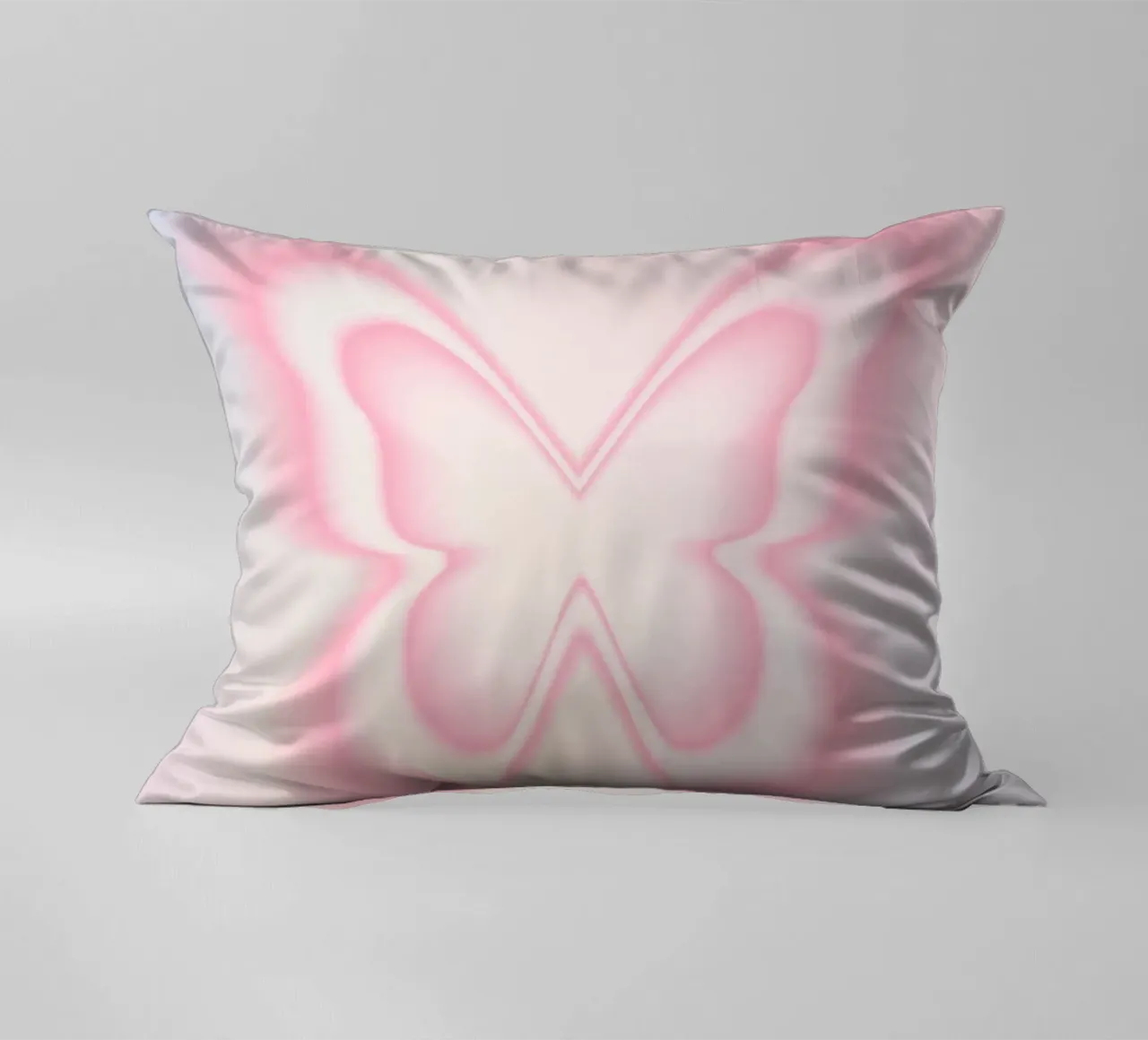 Butterfly Aura Print, Gradient Poster, Energy Print decorative cushion by Dreamscape