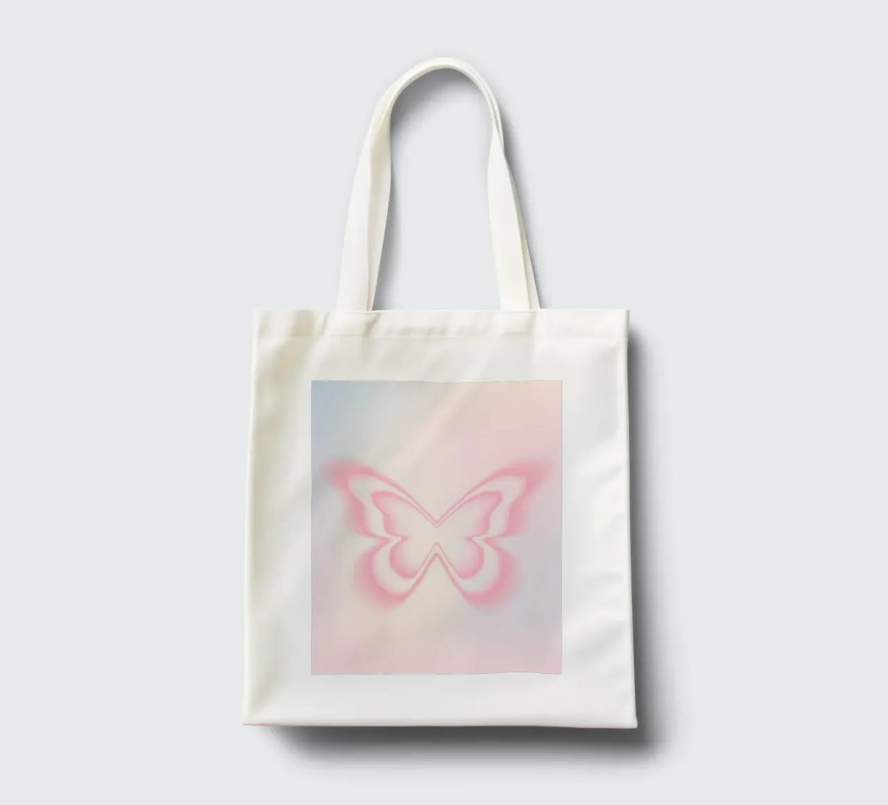 Butterfly Aura Print, Gradient Poster, Energy Print tote bag by Dreamscape