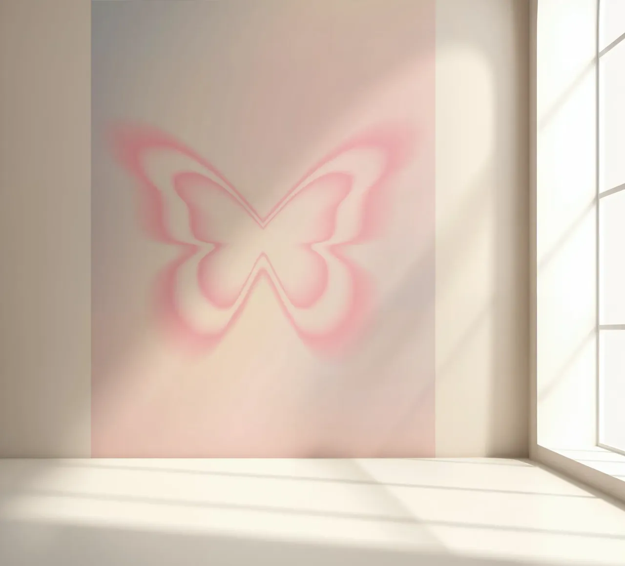 Butterfly Aura Print, Gradient Poster, Energy Print photo wallpaper by Dreamscape